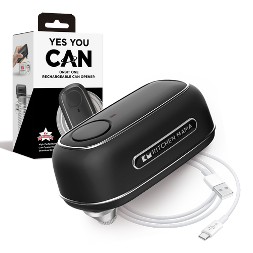 Orbit One Rechargeable Professional-Strength Can Opener Black - Shopkitchenmama