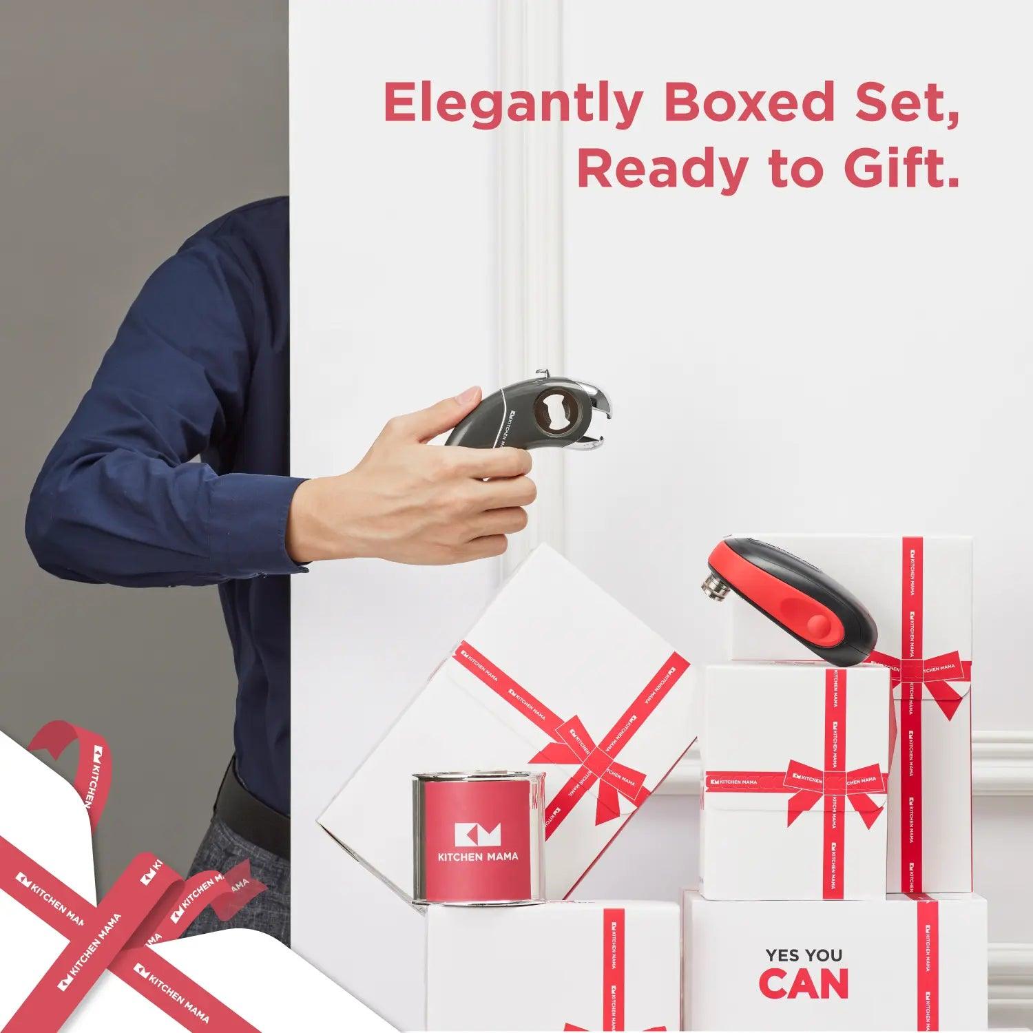 Executive Elegance Combo: One-To-Go Electric Can Opener & Multi-Function Opener - Shopkitchenmama