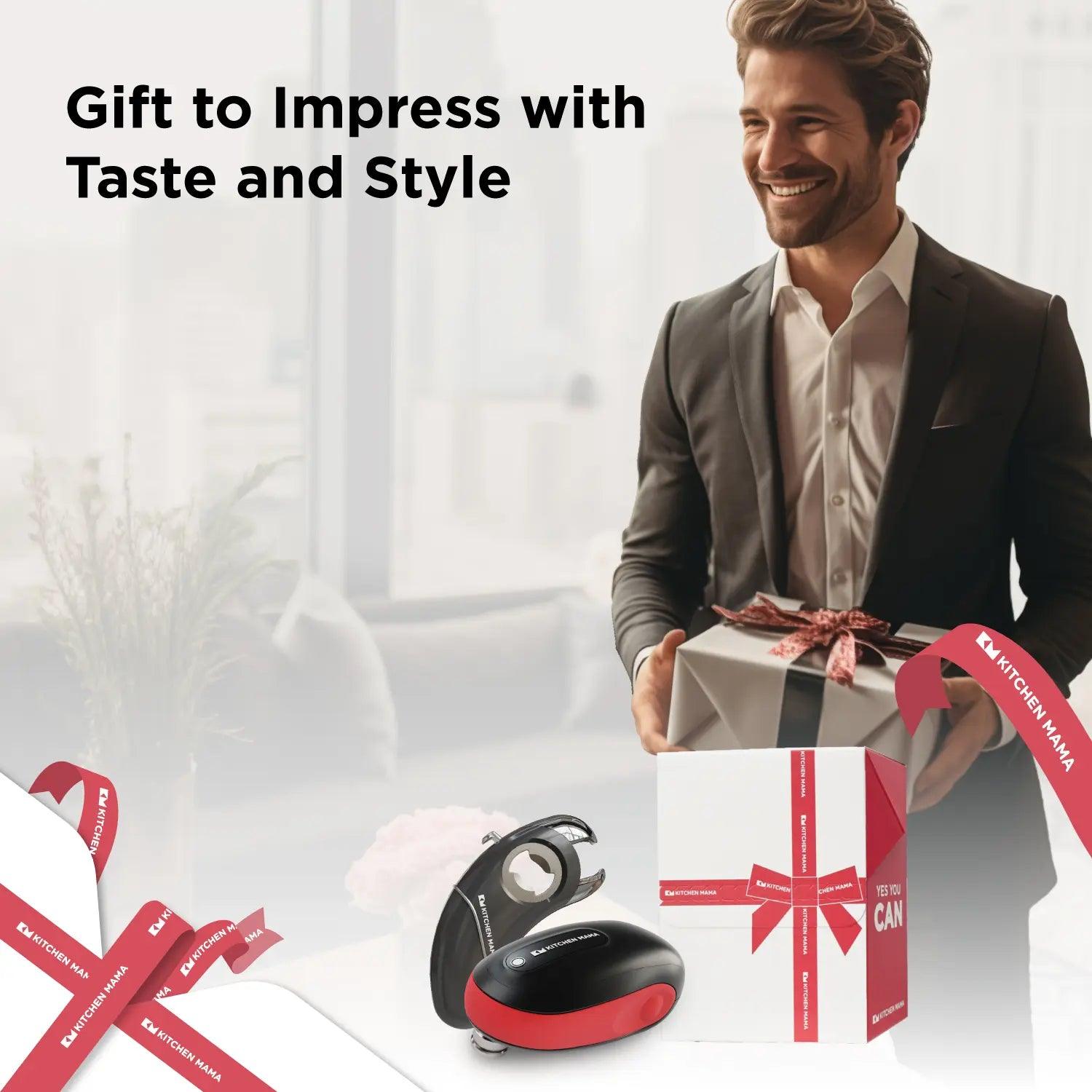 Executive Elegance Combo: One-To-Go Electric Can Opener & Multi-Function Opener - Shopkitchenmama