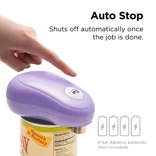 One-Touch Electric Can Opener - Auto Shut-Off - Shopkitchenmama