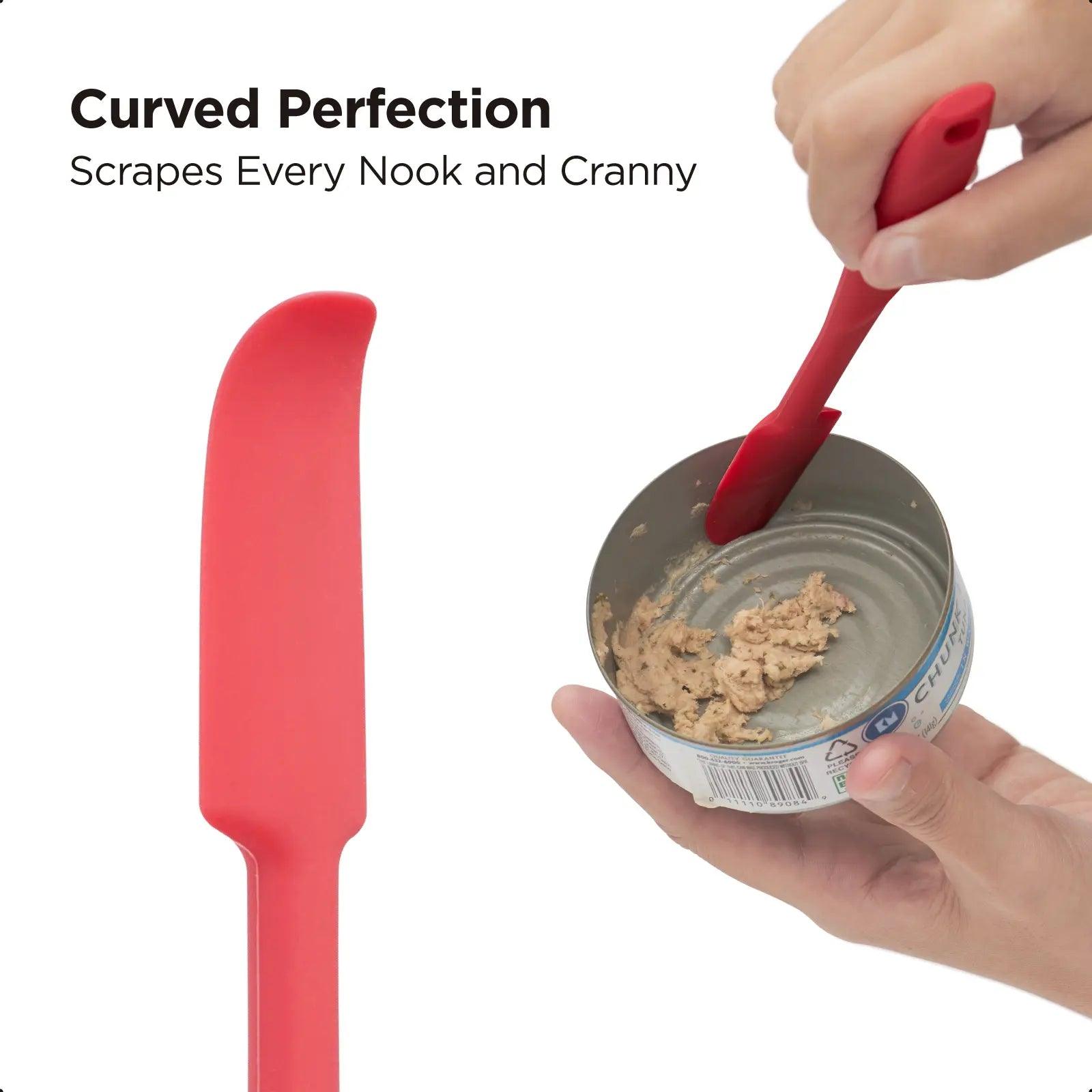 Shopkitchenmama silicone jar spatula, Waltzgrip, platinum silicone jar spatula set