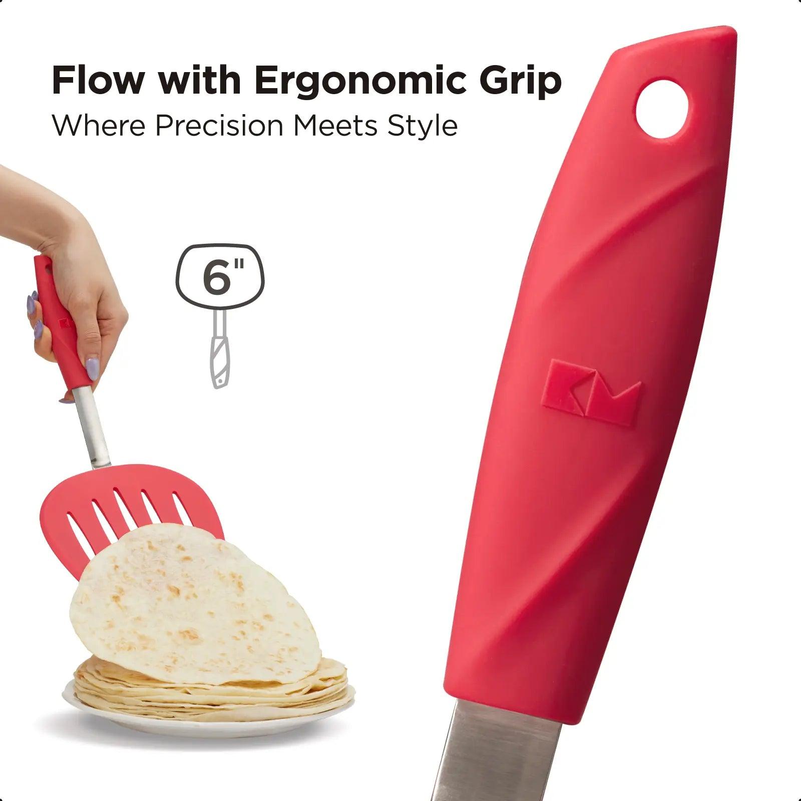 WALTZGRIP Platinum Silicone Pancake Turner - Shopkitchenmama