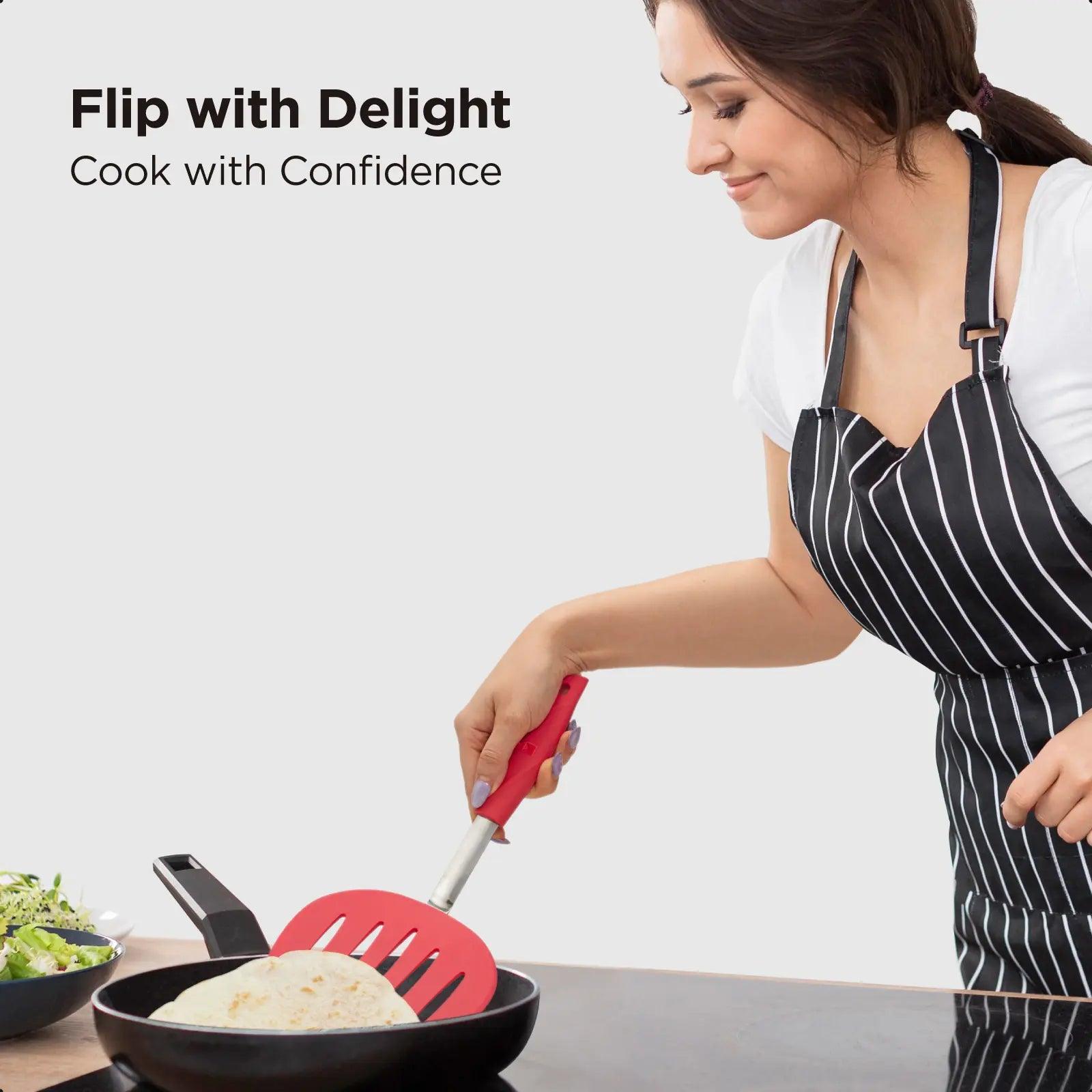 WALTZGRIP Platinum Silicone Pancake Turner - Shopkitchenmama