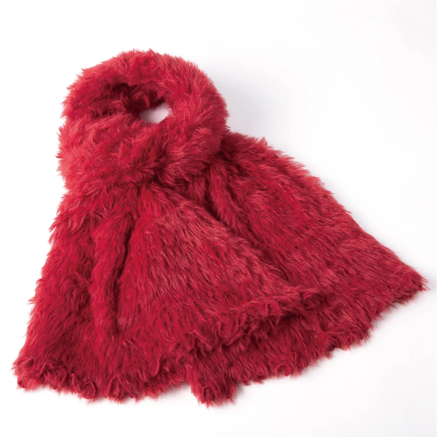 KM CHOICE: ONE Scarf- Wear ONE Scarf with Infinite Possibilities, Lightweight, Fur-Free, Shawl Wrap, Knitted Fluffy Scarf, Giving Shawl in Gift Box, Fall Winter Scarf for Women and Men, Infinity Scarf (Burgundy Red)