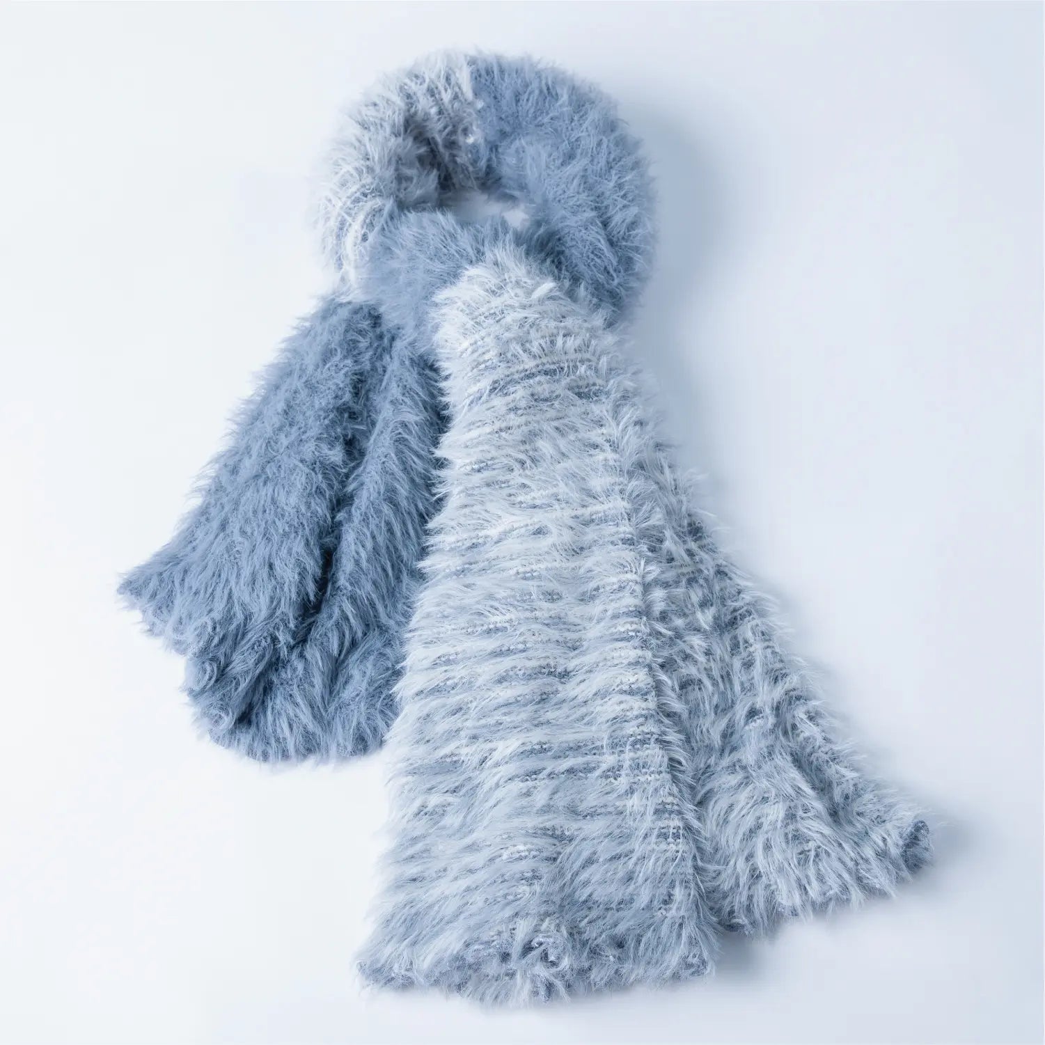 KM CHOICE: ONE Scarf- Wear ONE Scarf with Infinite Possibilities, Lightweight, Fur-Free, Shawl Wrap, Knitted Fluffy Scarf, Giving Shawl in Gift Box, Fall Winter Scarf for Women and Men, Infinity Scarf (Starry Blue)