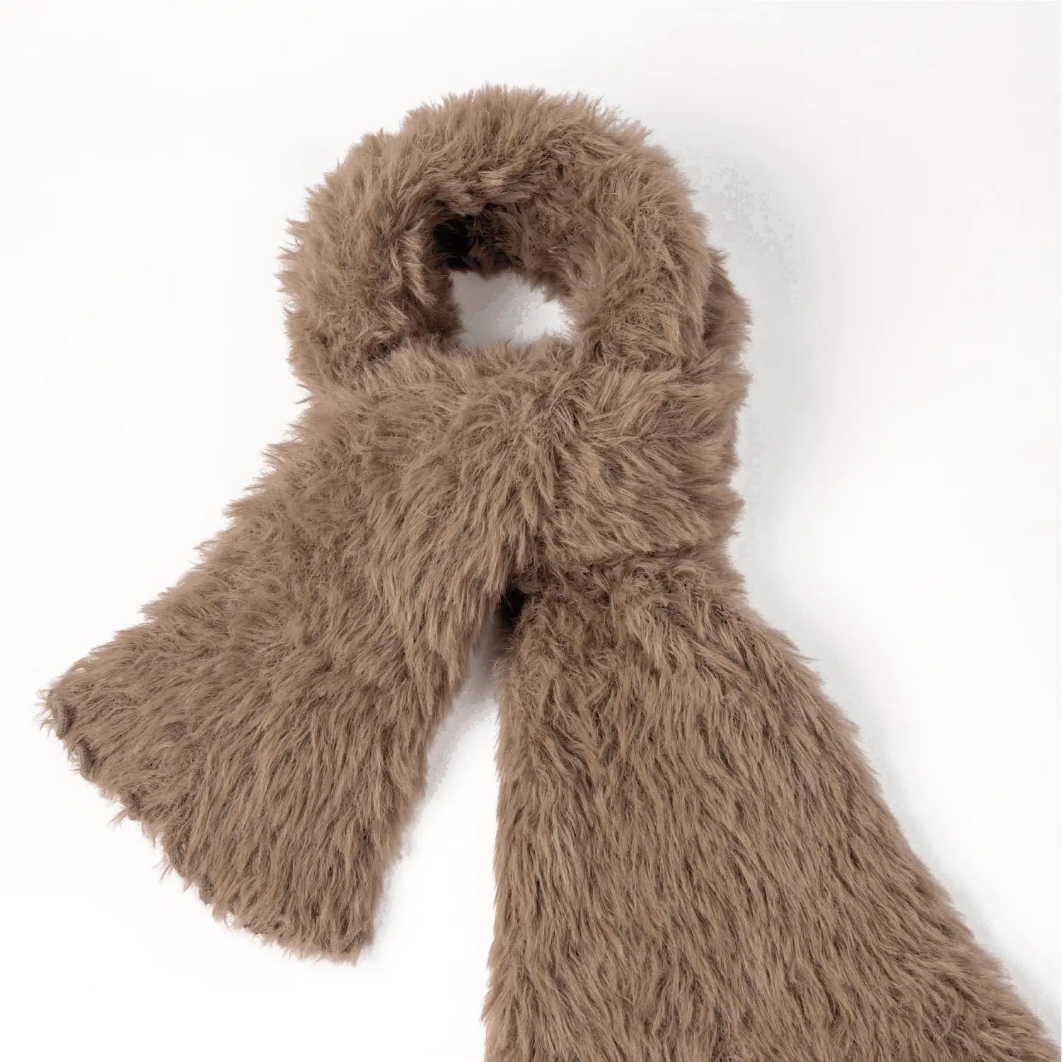 KM CHOICE: ONE Scarf- Wear ONE Scarf with Infinite Possibilities, Lightweight, Fur-Free, Shawl Wrap, Knitted Fluffy Scarf, Giving Shawl in Gift Box, Fall Winter Scarf for Women and Men, Infinity Scarf (Khaki)