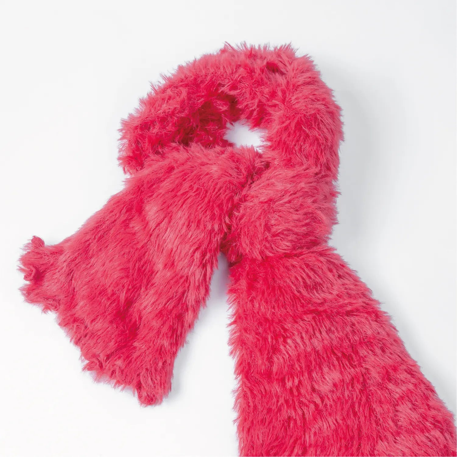 KM CHOICE: ONE Scarf- Wear ONE Scarf with Infinite Possibilities, Lightweight, Fur-Free, Shawl Wrap, Knitted Fluffy Scarf, Giving Shawl in Gift Box, Fall Winter Scarf for Women and Men, Infinity Scarf (Red)