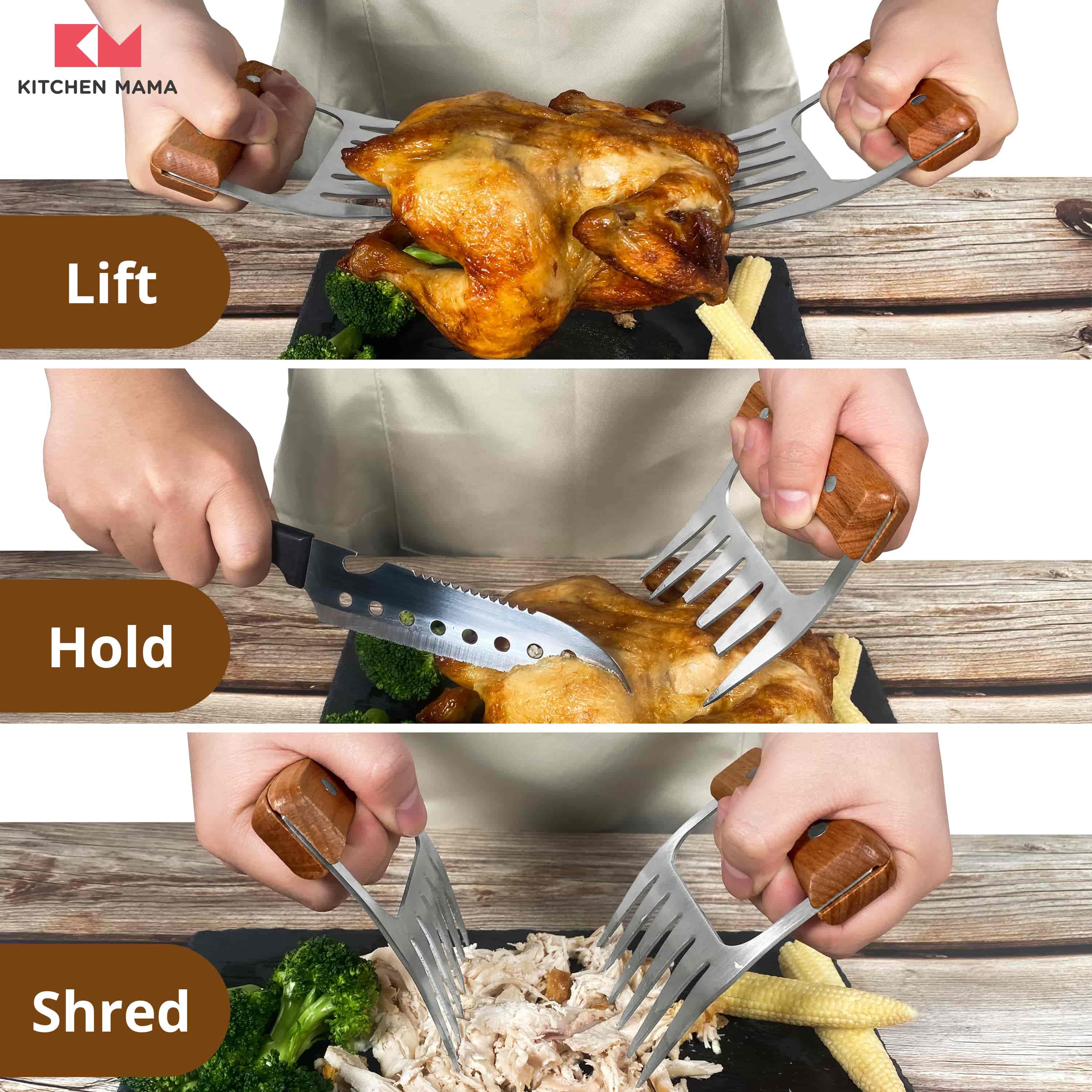 Meat Shredder Claws (A Set of 2) + Pouch Bag - Shopkitchenmama