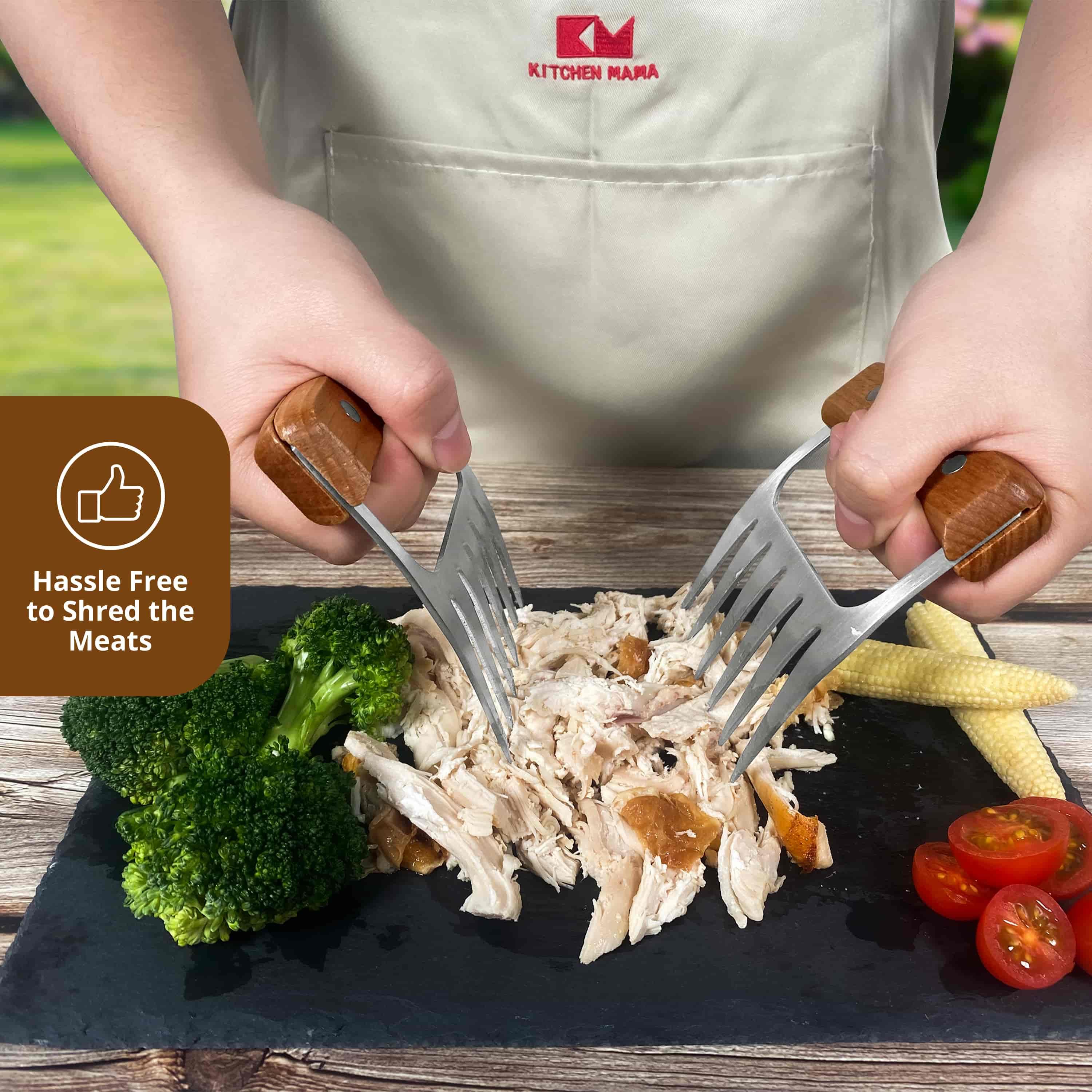Meat Shredder Claws (A Set of 2) + Pouch Bag - Shopkitchenmama
