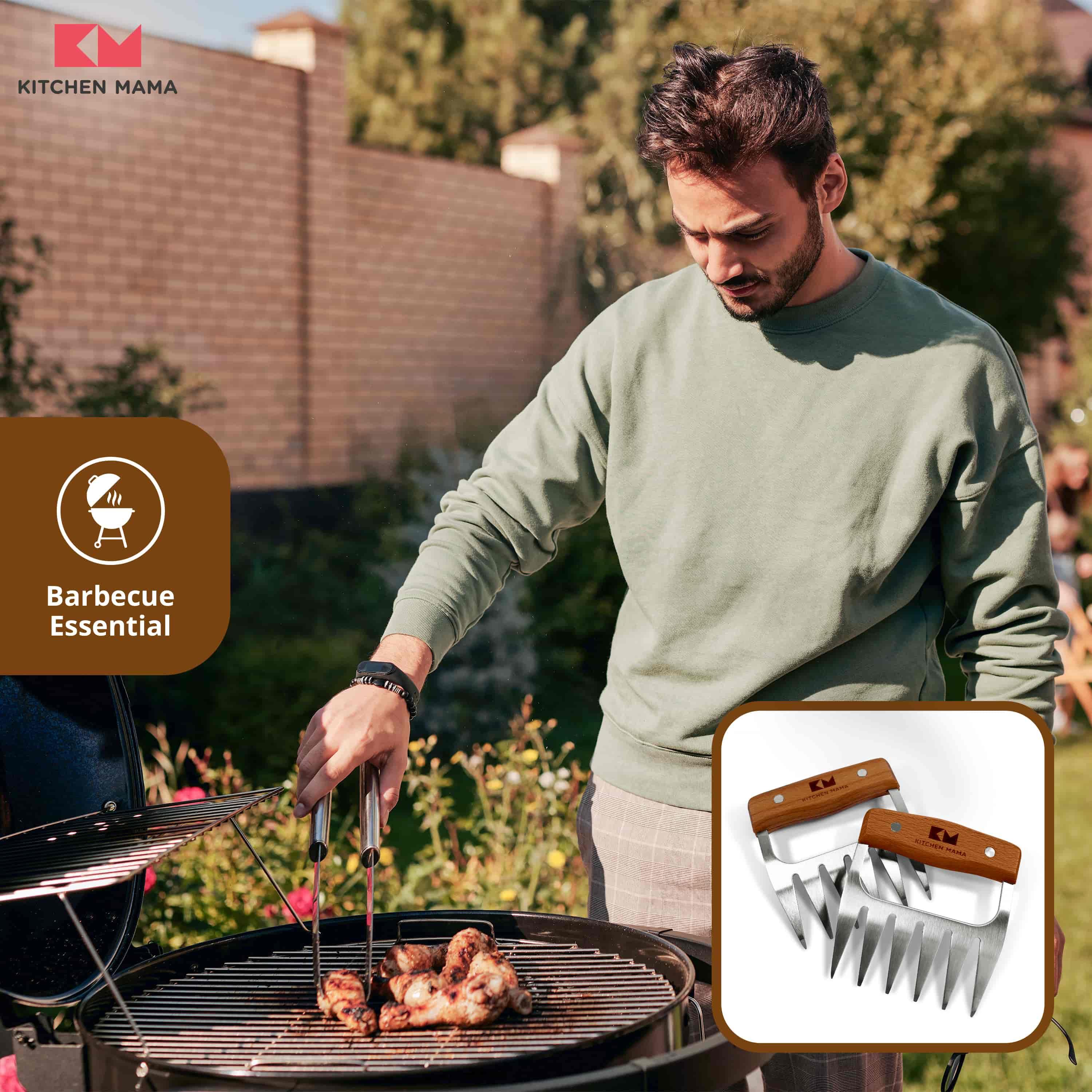 Meat Shredder Claws (A Set of 2) + Pouch Bag - Shopkitchenmama